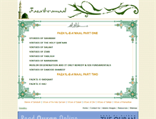 Tablet Screenshot of fazaileamaal.com